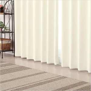 画像10: 遮光カーテン 白 オフホワイト 1級遮光 無地 防炎加工 二重織り シンプル 日本製 おしゃれ 5282オフホワイト 規格サイズ 【受注生産A】17d