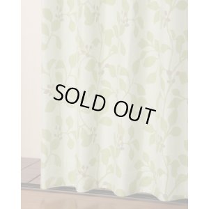 画像3: ★【送料無料】形状記憶リーフ柄プリント1級遮光カーテン5195 既製品 【在庫品】17d