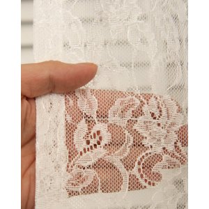 画像4: エレガントな花柄レースカーテン 4187オフホワイト　オーダーカーテン仕様　1窓単位【受注生産A】