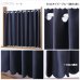 画像9: ★送料無料 カフェカーテン 遮光1級 遮光3級 防炎加工 無地 厚手 おしゃれ 5162 上質な光沢感 スラブ生地  1枚入  巾(幅)145cm×50cm丈 70cm丈 90cm丈 1級遮光 3級遮光 遮熱 断熱【在庫品】 (9)