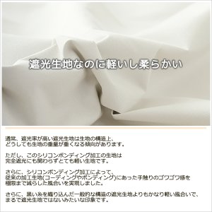 画像10: ★送料無料 カフェカーテン 遮光 1級 遮光率100％ 完全遮光 無地 断熱 遮熱 保温 防寒 シリコンボンディング加工 5423 5417 アイボリー 巾(幅)42 巾(幅)60 巾(幅)90 巾(幅)140 巾(幅)190 1枚入【在庫品】 メール便可(1枚まで)