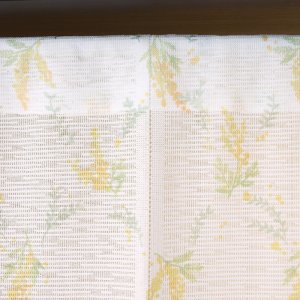 画像7: ★のれん 32015「ミモザ」 巾85×高さ150cm【在庫品】 ノレン 暖簾 花柄 みもざ 柄プリント 黄色 イエロー メール便可(1枚まで)