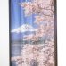 画像2: ★のれん 32045「富士山と桜」 巾85×高さ150cm【在庫品】 ノレン 暖簾 富士山 桜 湖 柄プリント メール便可(1枚まで) (2)