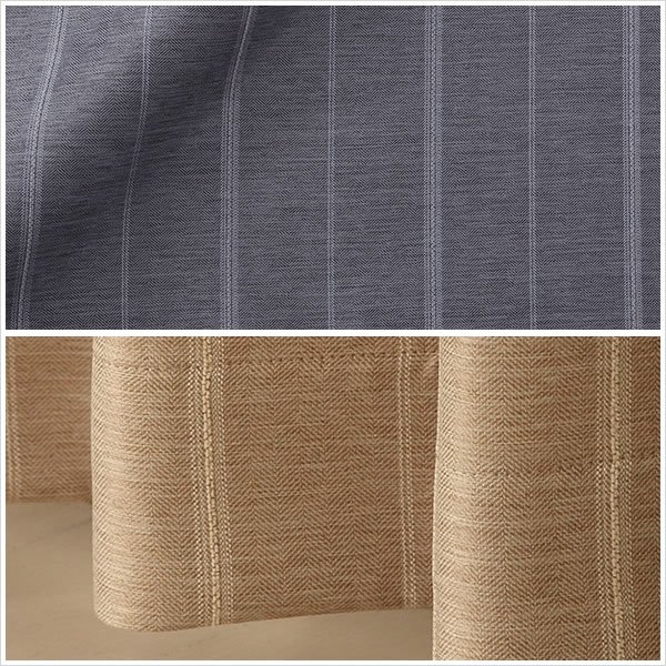 画像5: 【送料無料】カーテン 遮光 1級 2級 3級 9色 175サイズ 防炎加工 二重織り ストライプ 5316 カーテン 日本製 おしゃれ カーテン 1級遮光  2級遮光 3級遮光 遮熱 断熱 保温 間仕切り 防炎カーテン【受注生産A】 (5)