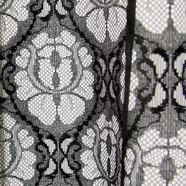 画像5: 「カーテン生地のみ販売」繊細な編み目のラッセルレースカーテン 4264 生地巾約150cm 【1cm単位の価格です】 (5)