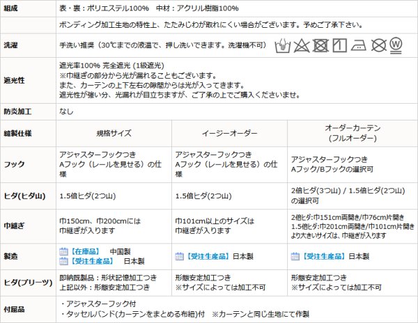 画像15: 「カーテン生地のみ販売」遮光カーテン 遮光 1級 遮光率100％ 完全遮光 断熱 省エネ 防音 ボンディング 5346 生地巾約150cm 【1cm単位の価格です】 (15)