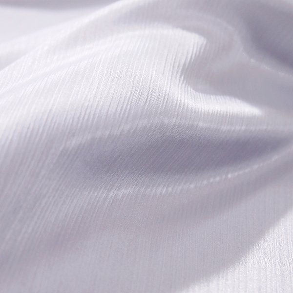 画像7: レースカーテン ミラー ボイル 豊かな光沢 ふんわり軽い楊柳ストライプ 夜も外から見えにくい UVカット 4304「ミルキー」ホワイト イージーオーダー 1枚入り【受注生産A】 (7)