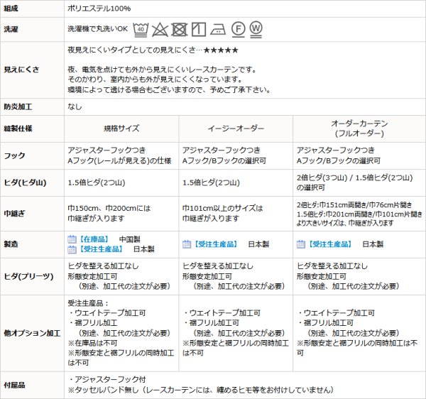 画像12: レースカーテン ミラー ボイル 夜も外から見えない 撥水 はっ水 光沢のある 斜め格子柄 4295ホワイト シャワーカーテンとしても オーダーカーテン仕様 1窓単位【受注生産A】 (12)